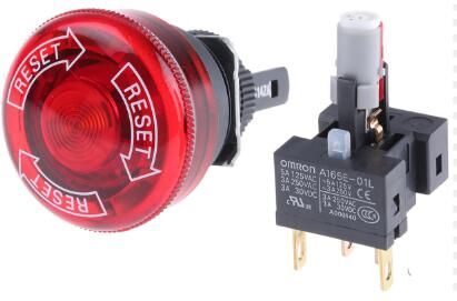 OMRON A165E-LS-24D-01 E-STOP