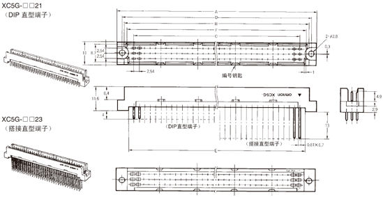 Omron XC5D-6421 Connector