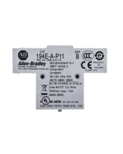 Allen Bradley 194E-A-P11 Auxiliary Contact Block