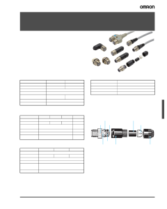 Omron XS2F-M12PUR3S5M Sensor I/O Connector