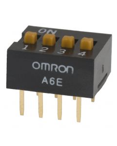 A6E-4104 DIP Switch-Omron 