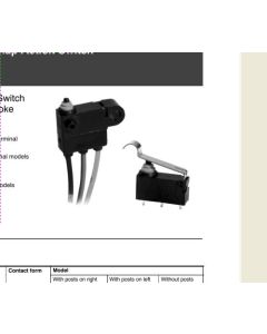 Omron D2HW-C282MR Switch