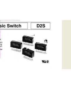 Omron D2S-10L Subminiature Basic Switch