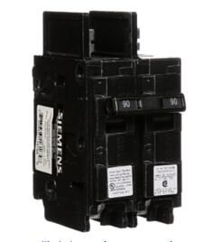 Siemens BQ2B090H Breaker