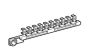 Telemecanique AB1RV Marker Tag Strip