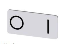 Siemens 3SU19000AC810QG0 Label