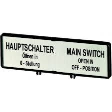 Moeller ZFS61/62-P3 Label