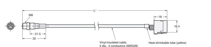 OMRON E9NCTXC10 Cable