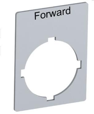 ABB SK 615 552-17 Legend Plate