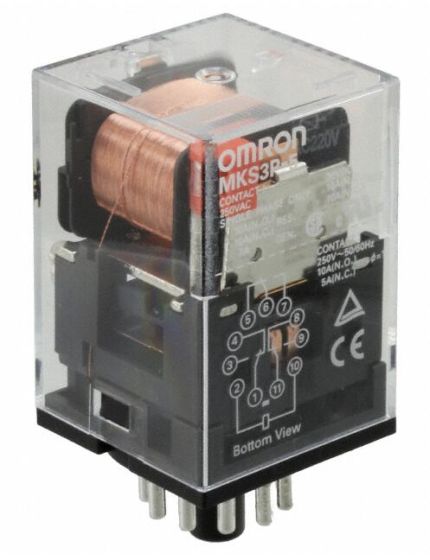 OMRON MKS3P5AC12 Relay