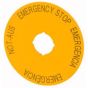 M22-XAK2 Emerg.Stop Label-Eaton