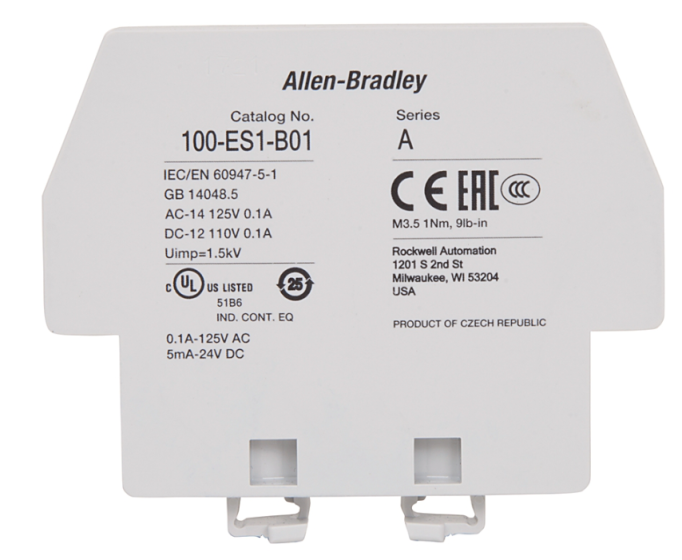 Allen-Bradley 100-ES3-11 Auxiliary Contact Block