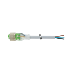 Murr Elektronik-7000-12261-2331500 M12 female 0° A-cod. with cable LED