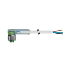 Murr Elektronik-7000-12381-2332000 M12 female 90° A-cod. with cable LED