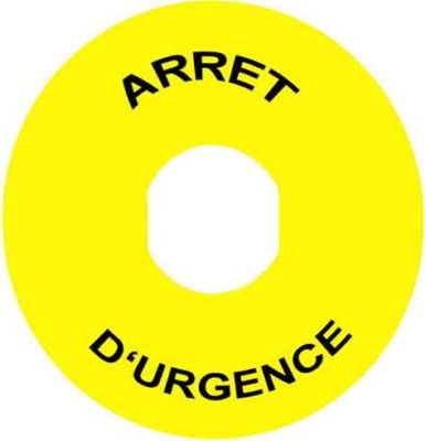 Telemecanique ZBY9130 Label