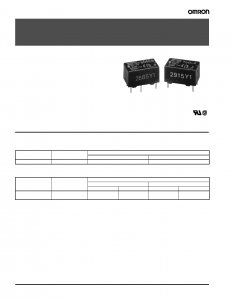 Omron G6EK-134PL-ST-US-DC12 Low Signal Relay