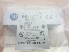 Allen Bradley 194E-E-P11 Auxiliary Contact Block