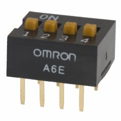 A6E-4104 DIP Switch-Omron 