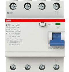 ABB F204A-63-0.03-110V Breaker