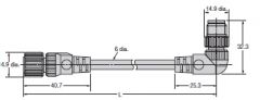 Omron XS2W-D424-D81-A Sensor