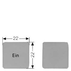 Siemens 3SB3906-1AD Label