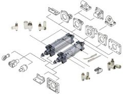 SMC Corporation CG1A50-PS Pneumatics