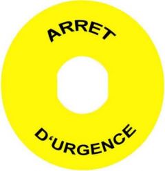 Telemecanique ZBY9130 Label